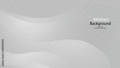 Gray tone and white color background abstract art vector 