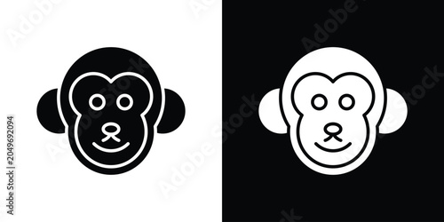 Photography Monkey icon clipart for apps and web