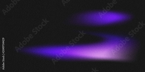 Soft purple light curves glowing against a deep black background, featuring smooth gradients and subtle grainy texture.