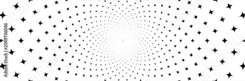 Photography Black Star Spiral Pattern Optical Illusion Vortex Abstract Background Texture Wi
