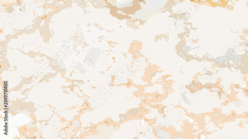 Schilderij op canvas Pale peach and cream marble texture with golden veining a seamless repeating pat