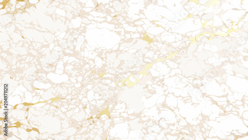 Fotografija Gold foil marble texture a swirling pattern with white and pale gold coloration