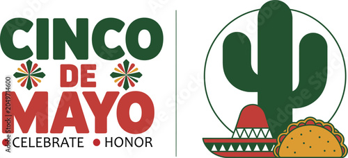 Cinco De Mayo Typography Design
