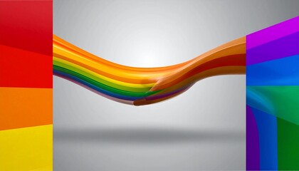 Pride Month Rainbow Wave Gradient