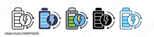 Foto Power Recharge multiple icon