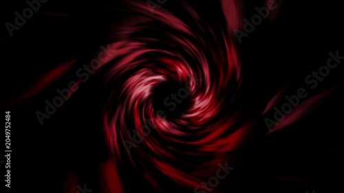 Abstract Red Spiral Vortex Swirl Animation Dynamic Motion Background 4K
