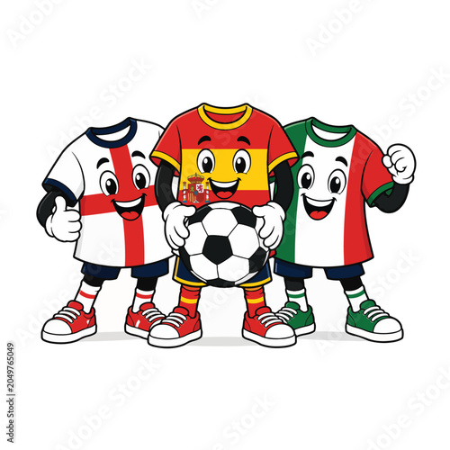Happy T-Shirt Mascot t-shirt design, smiling cartoon t-shirt character ,illustration, digital illustration, flat illustration, vector illustration, modern illustration, minimal 