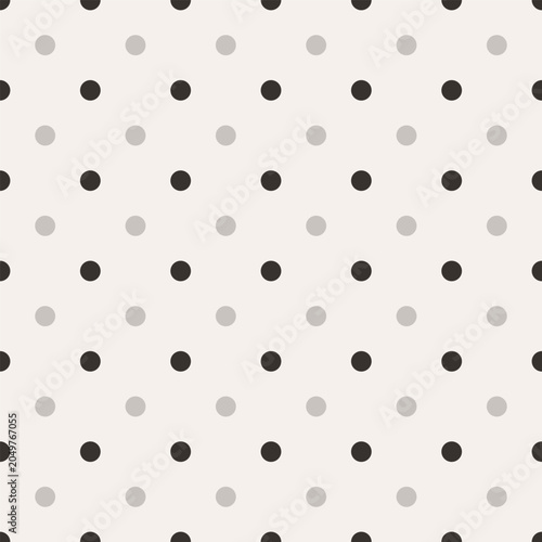 Seamless pattern of simple flat geometric shape