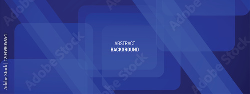 Professional Presentation Template, Clean Cyan Blue Abstract Graphic Vector for Business Header.