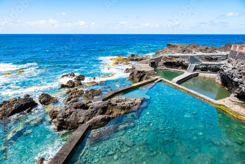 Photos Stunning natural rock swimming pools are filled with crystal-clear turquoise oce