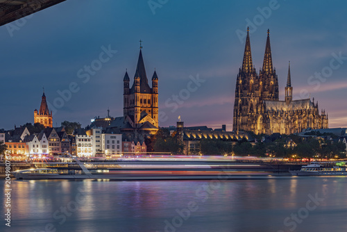 Photography Cologne Cathedral waterfront, Germany