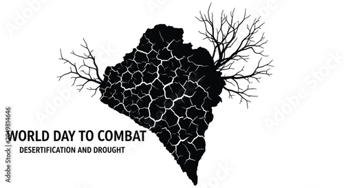 Canvastavla World day to combat desertification and drought awareness