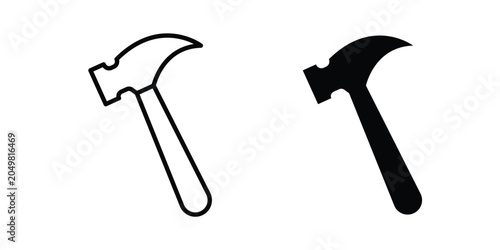 Fotografie Hammer tool icon