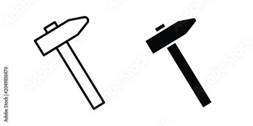 Obraz na plátně Hammer icon