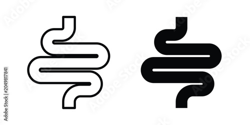 Slika na platnu Intestine icon