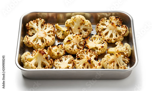 Cajun roasted cauliflower with seasoning