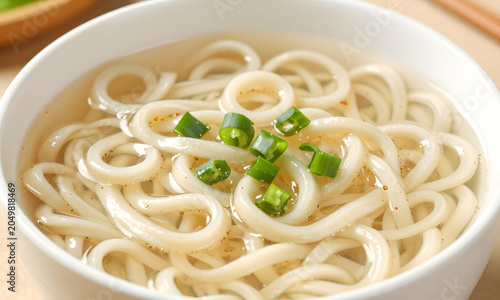 Noodle Soup Recipe with Green Onions