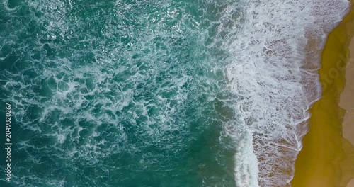 water flowing into the water