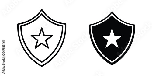 Bild auf Leinwand Police icon