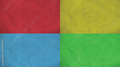 Soft pastel multicolored crumpled paper backgrounds