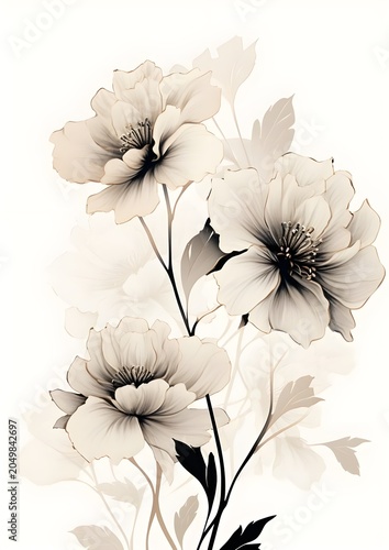 floral background with flowers