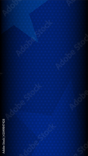 Blue Stars Repeating Pattern Background, Elegant Abstract Wallpaper