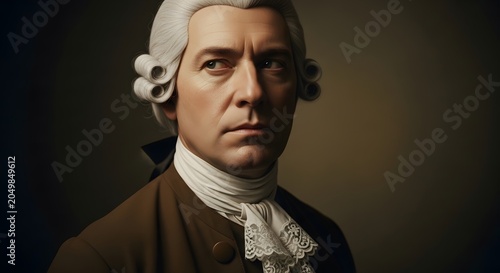 Man in eighteenth century formal attire