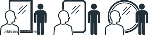 People Communicating on Phones Vector Illustration