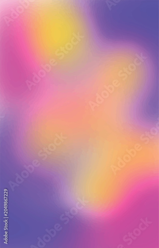Abstract background with colorful paint brush strokes