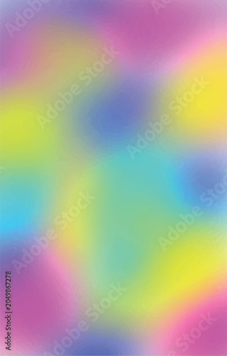 Abstract background with colorful paint brush strokes