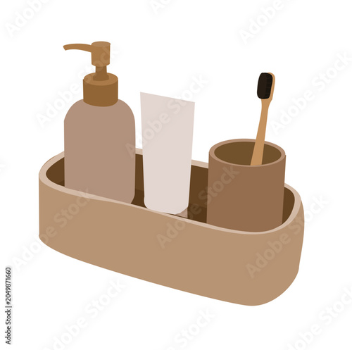 toiletries, toothbrush and bottle soap. Toiletries line icon, grocery store and hygiene kit , toothbrush with toothpaste and bottle of soap vector icon,