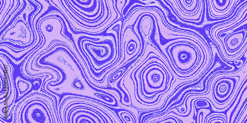 Purple fluid pattern with wavy topographic style and texture