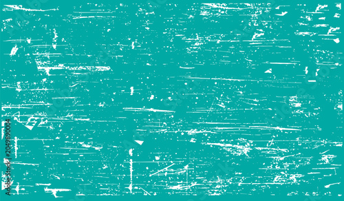 turquoise grunge distress texture background with scratched vintage overlay and weathered surface effect