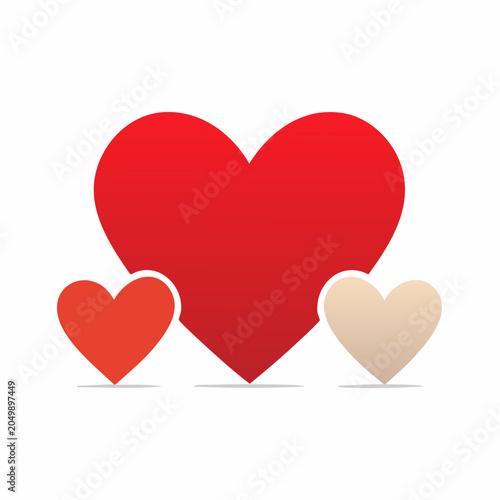 Three Hearts Graphic
