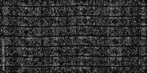 Foto Brick block pattern monochrome vector illustration with repeating texture