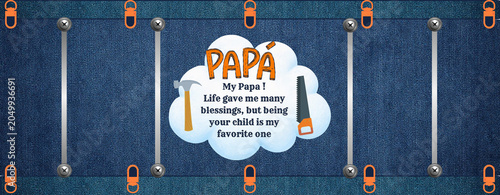 Tableau sur toile My First Hero, My Forever Friend