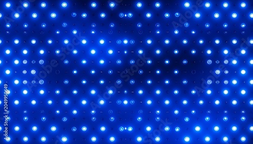 A blue background with numerous small, evenly distributed white dots