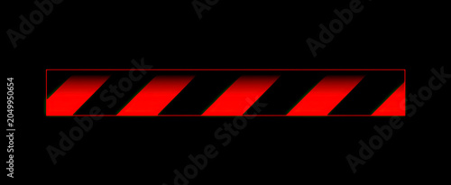 Bold red and black diagonal striped loading bar with dramatic shadow on dark . Retro barbershop pole inspired design. For progress indicators and waiting screens.

