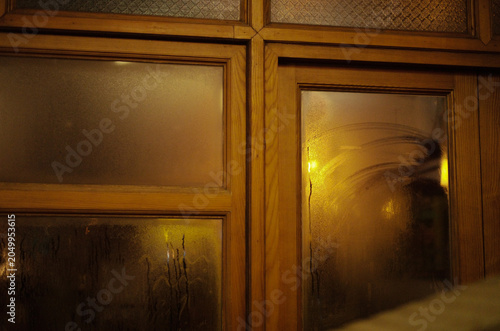 old wooden door