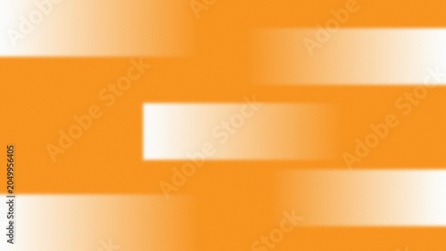 Foto Abstract orange and white geometric background with horizontal gradient speed bl