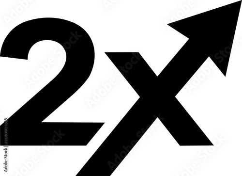 Fotografie Double Multiplier Icon 2x