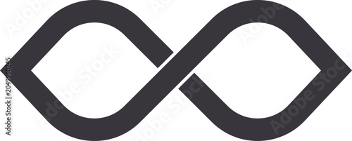 Photos Infinity symbol graphic signifying eternity, continuity, and endless possibiliti