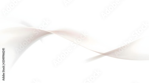 Abstract Light Filament Art with Soft Glow Edges in Minimalist Composition