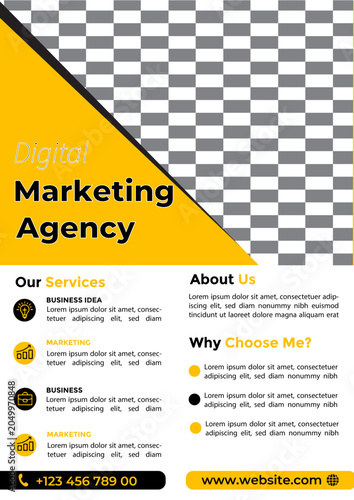 corporate flyer design template