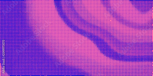 Slika na platnu Halftone dot pattern with purple and blue coloration pop art style