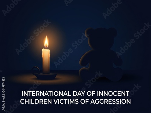 International Day of Innocent Children Victims of Aggression, candlelight for kids