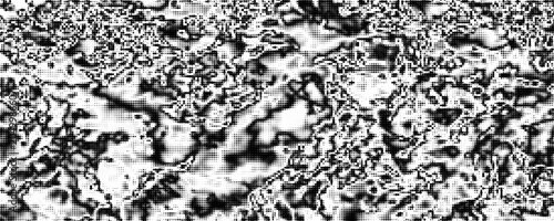 Dark grunge texture with scattered halftone dots and rough ink marks creating a distressed abstract background for projects