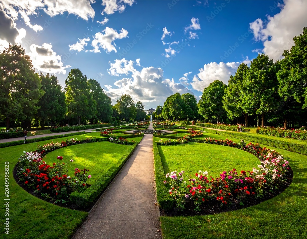 Fototapeta premium Garden path.
