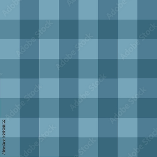 Seamless Blue Checkered Pattern with Modern Geometric Grid
