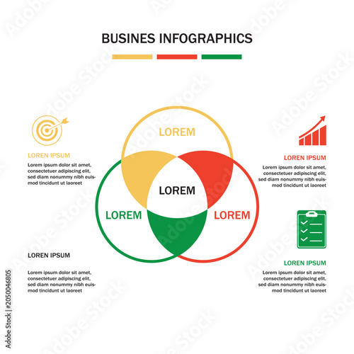 Business visualization infographic circle design template , steps or processes. Business presentation
